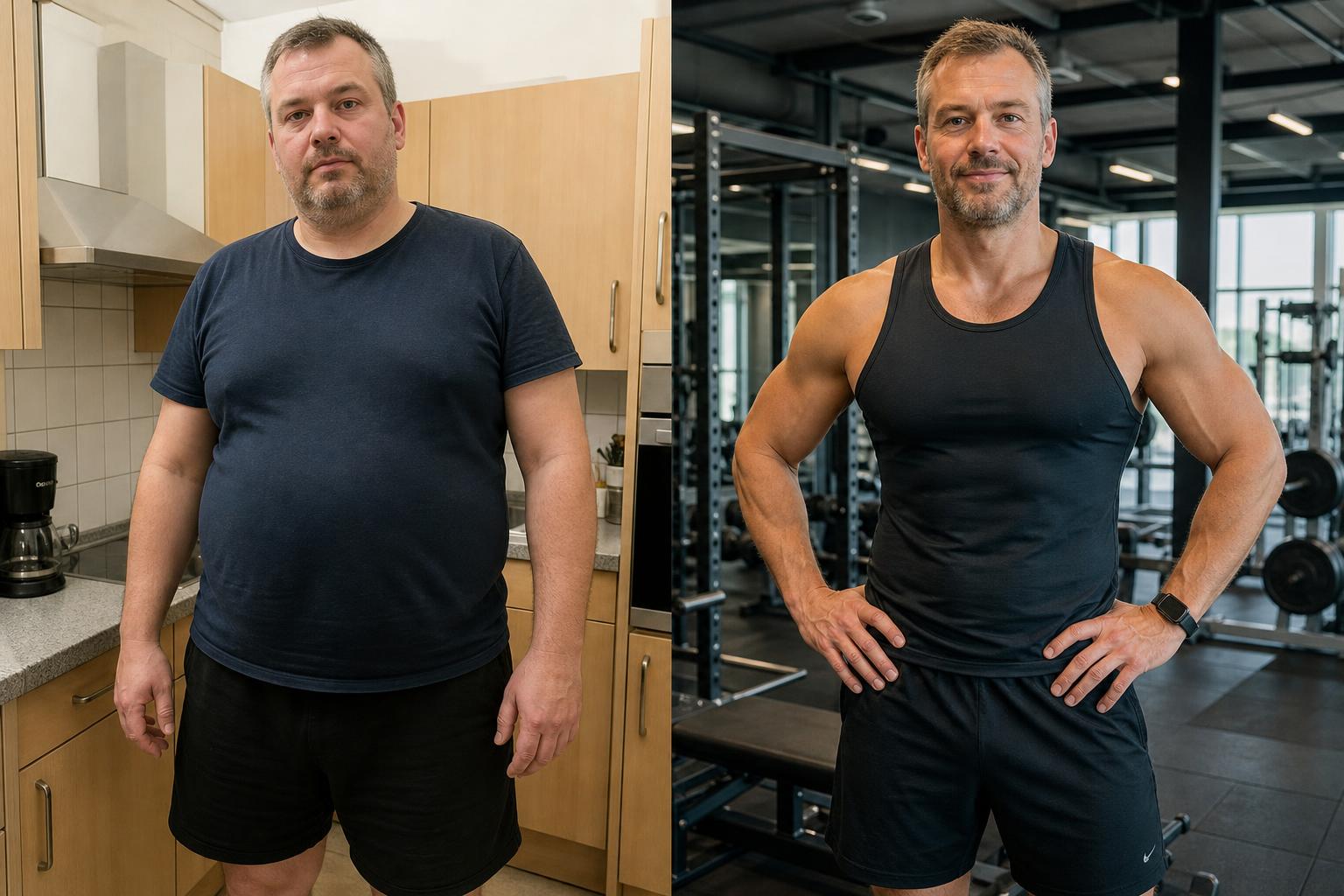 Vorher-Nachher Transformation von Jens P.