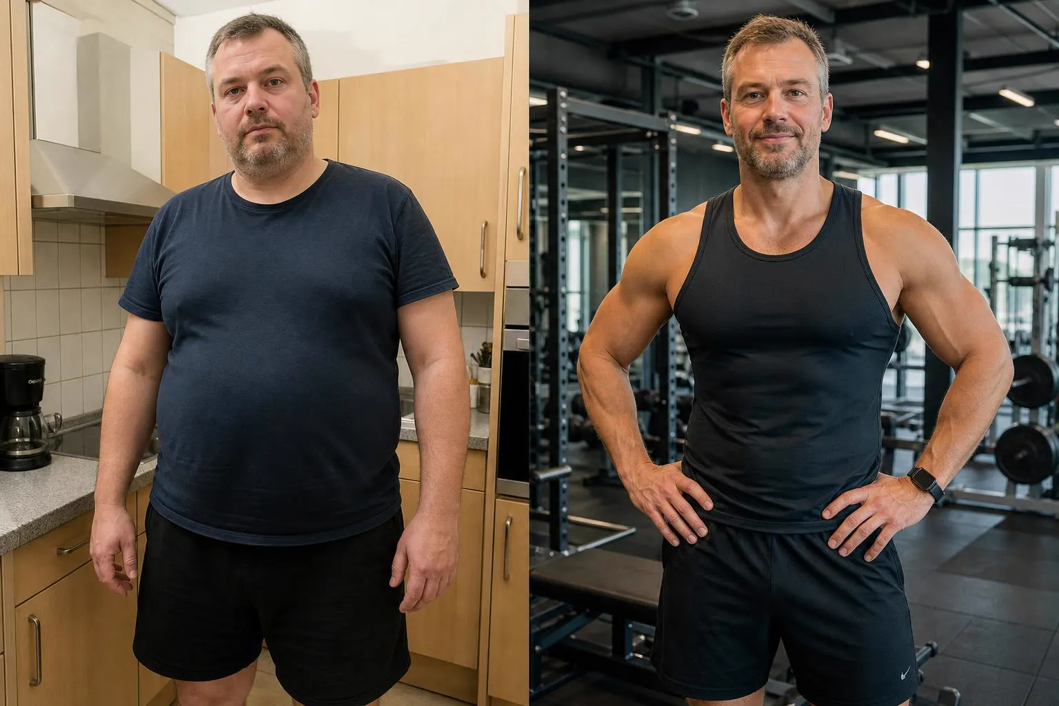 Vorher-Nachher Transformation von Jens P.
